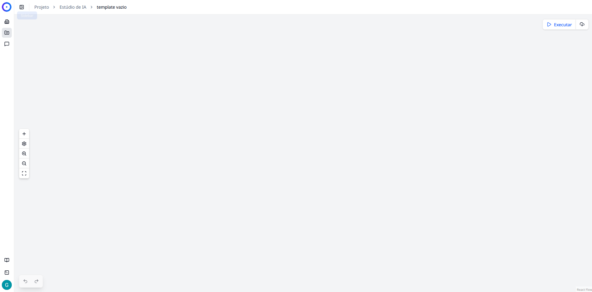 Interface do Editor Visual