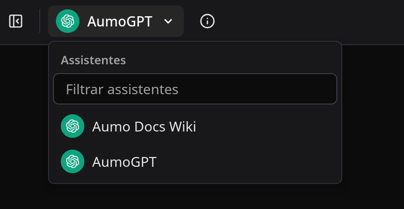 Assistant Selection Menu